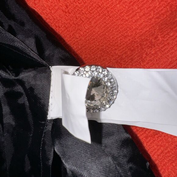 Zara Orange Red Tweed Double Breast Blazer Diamond Button Trinny Blogger Women L - Picture 10 of 14